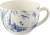 Чашка чайная с блюдцем для завтрака Jumbo Blue