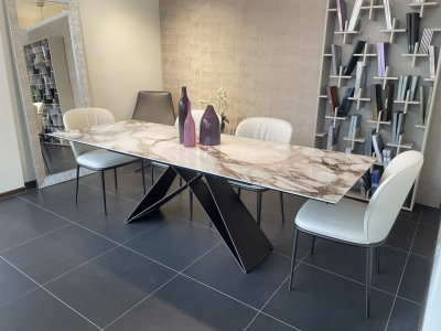 ОБЕДЕННАЯ ЗОНА CATTELAN ITALIA СТОЛ PREMIER KERAMIK DRIVE И КОМПЛЕКТ ИЗ 6 СТУЛЬЕВ CHRIS ML