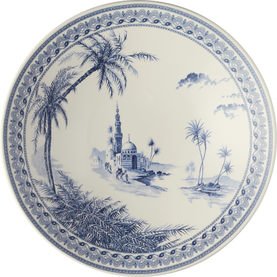 Тарелка под пасту Blue