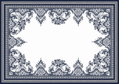 Салфетки под приборы 2шт Blue